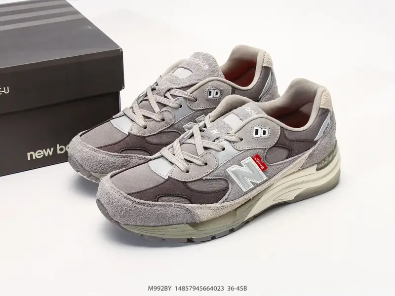 New Balance Sportschuhe Retro Atmungsaktiv Leder M992BY #14857945664023